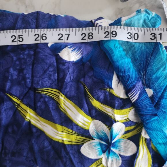 Aloha Hawaiian Fashion Tunic Pull Over Cover Up Poncho One Size - Picture 6 of 6